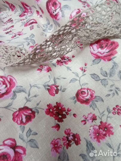 Ткань лен с хлопком/полулен, ширина 220-290см