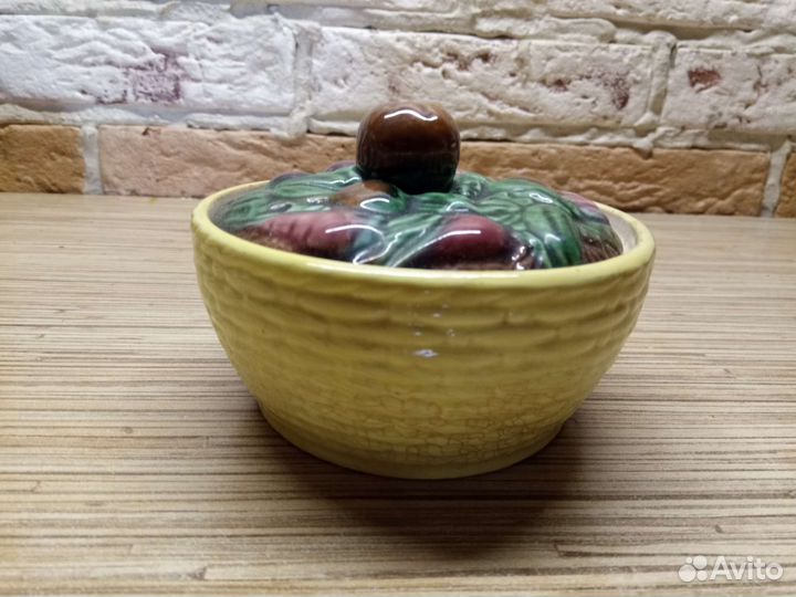 Сахарница, фаянс, Конаково, 1 пол. 20 в