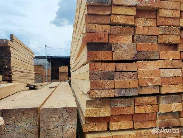 Доска обрезная, лиственница
