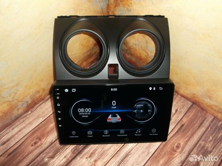 Магнитола Nissan Qashqai j10 Android GPS WiFi