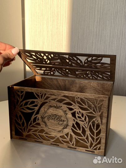 Сундучок деревянный на свадьбу