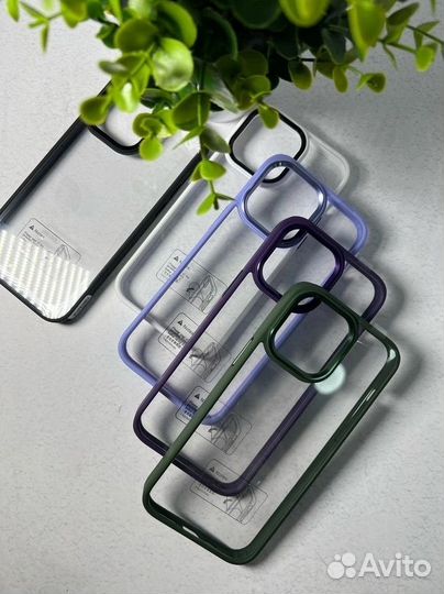 Чехол стекло пластик