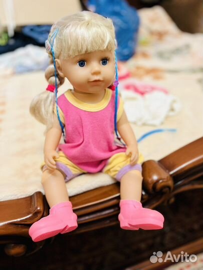 Кукла baby born сестричка бэби борн пакетом