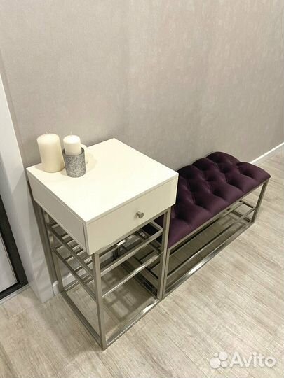 Консоль из шлифованной нержавеющей стали