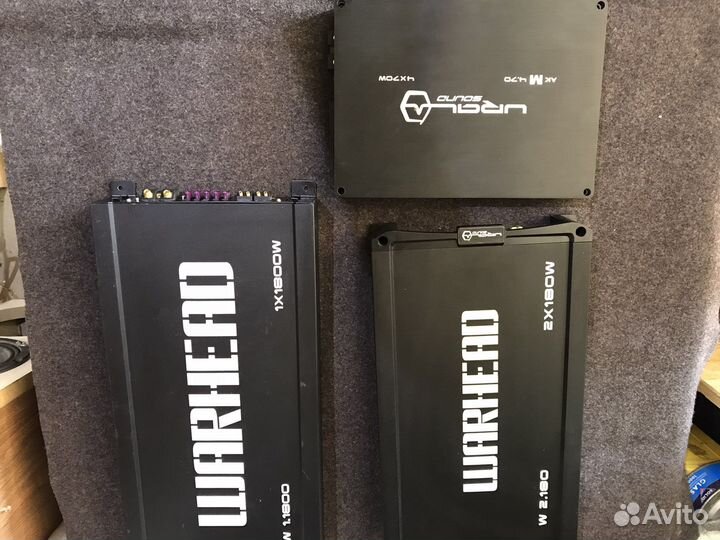 Комплект усилителей с сабом