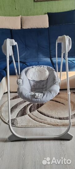 Детские электронные качели шезлонг
