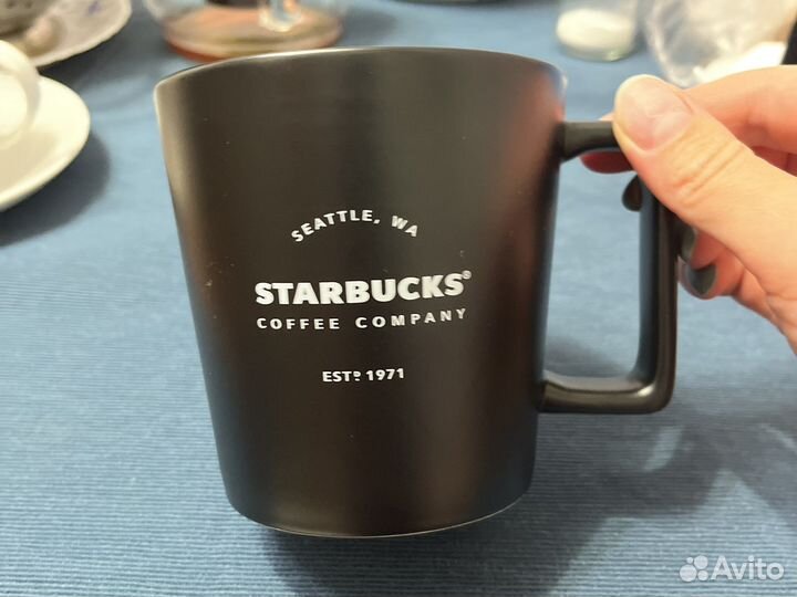 Кружка starbucks черная