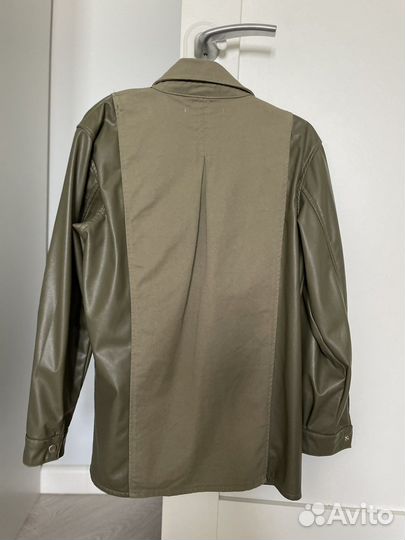 Zara кожаные шорты