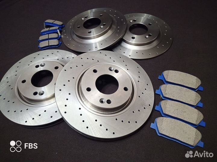 Комплект sport тормозной системы KIA ceed 3 CD