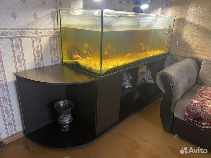 Аквариум с тумбой 600литров