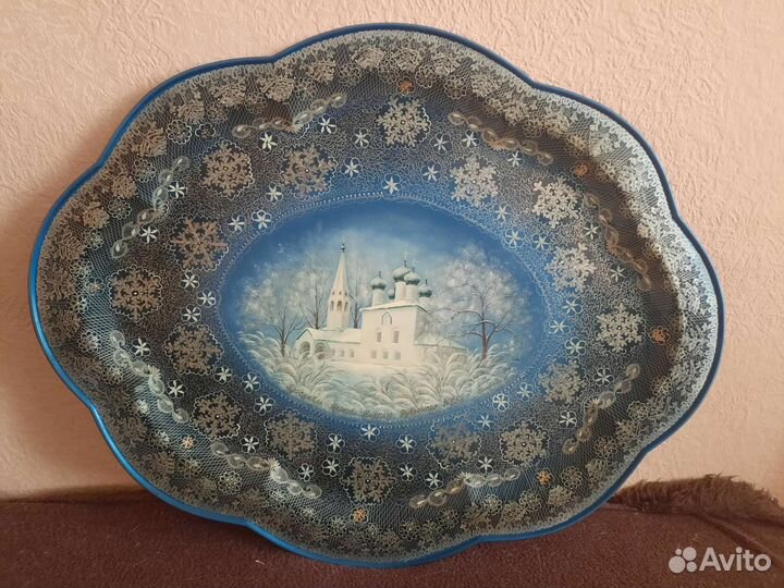 Жостовский кованный поднос