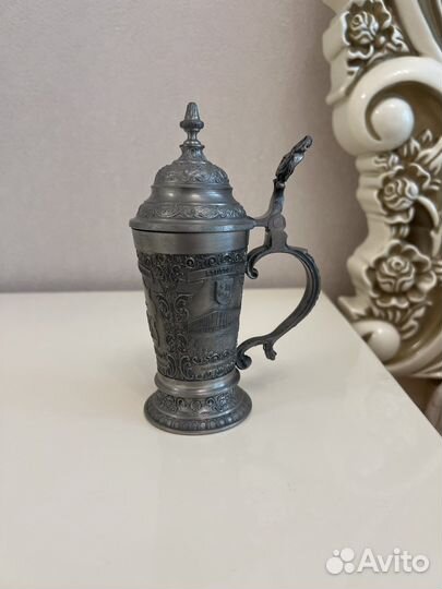 Оловянная пивная кружка Германия