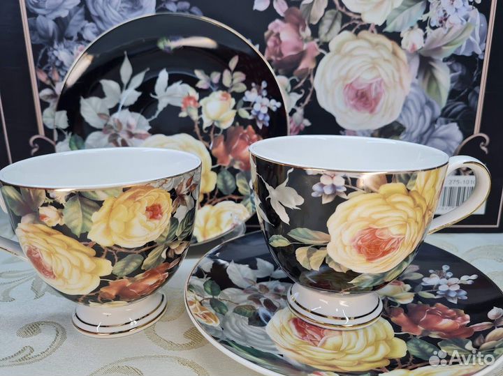 Чайные пары Нежный шелест Фарфор