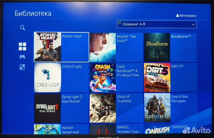 PS4 Slim 1Tb.Много игр.Прошита.2 геймпада