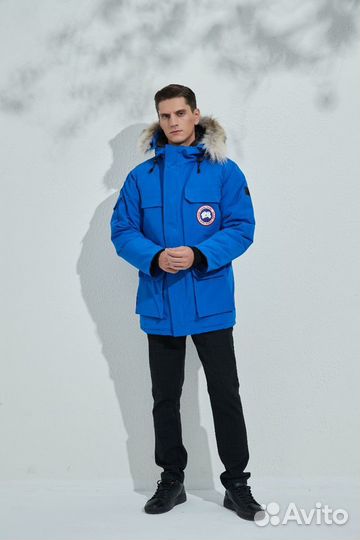 Пуховик canada goose expedition Royal blue