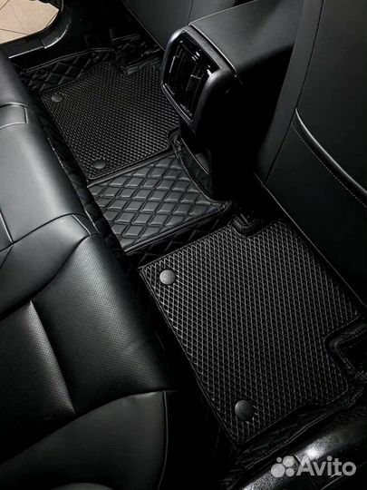 3Д (3D) коврики из экокожи FAW Фав