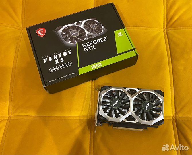 Видеокарта MSI GeForce GTX 1650 D6 ventus XS OC V1