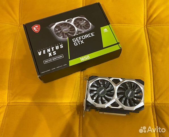 Видеокарта MSI GeForce GTX 1650 D6 ventus XS OC V1