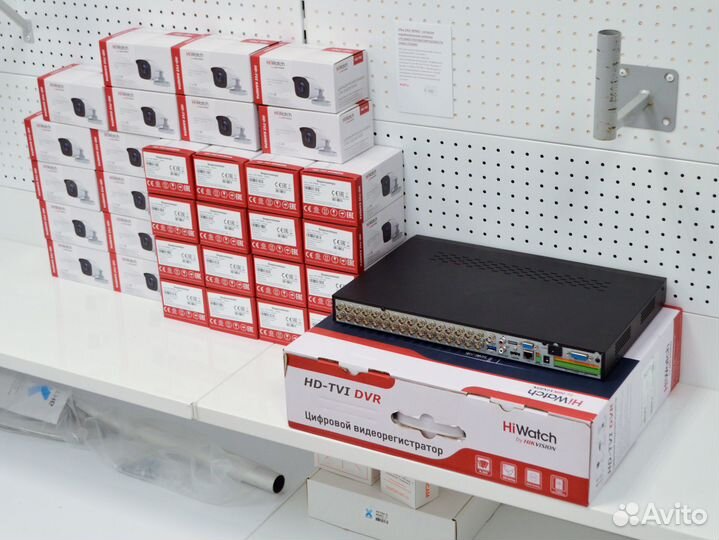 Видеокамеры уличные 2мп с регистратором