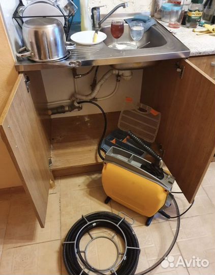 Прочистка канализации / устранение засоров