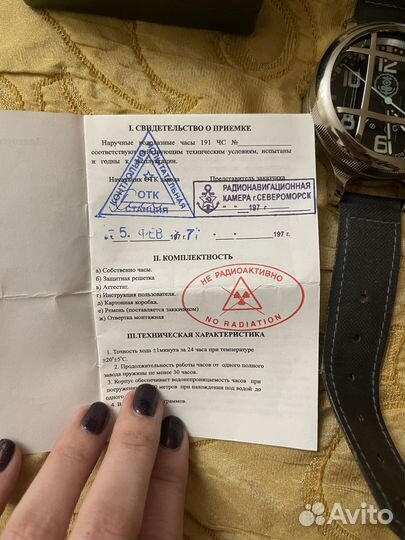 Часы мужские водолазные 191 чс