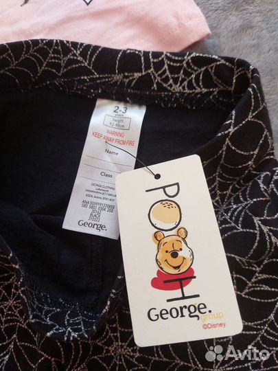 Комплект лосины + маечка для девочки, 3 года