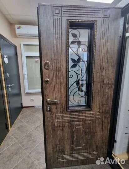 Дверь входная «Ковка -Пегас» Лесной Орех