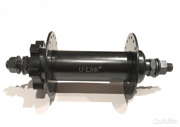 Втулка передняя 36H, под диск, стальная, ось 3/8