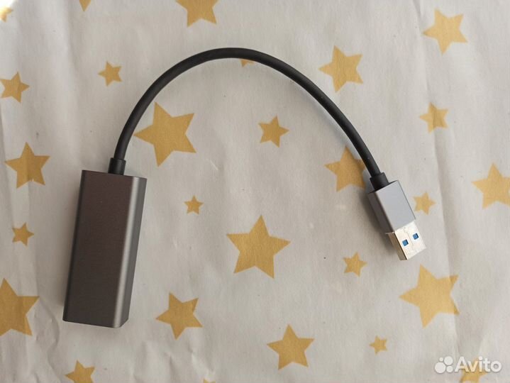 Сетевой адаптер 10/100/1000 Мб/с USB3.0 новый
