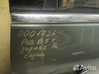 Дверь задняя правая Volkswagen Passat B5 1997-2005