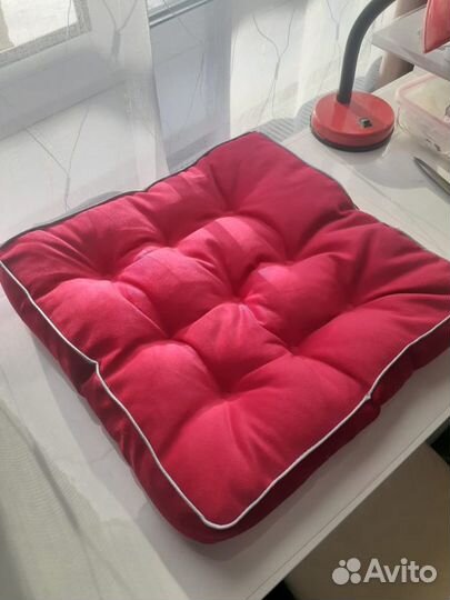 Подушка на стул квадратная