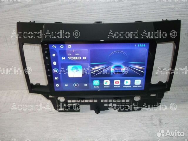 Магнитола на Mitsubishi Lancer X Android GPS WiFi