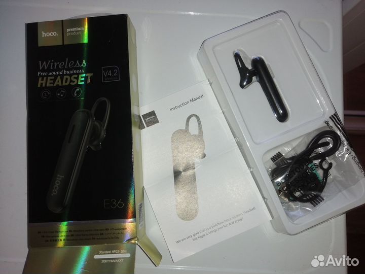 Блютуз Гарнитура наушники hoco