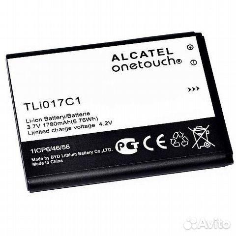 Аккумулятор / батарея TLI018D1 для Alcatel