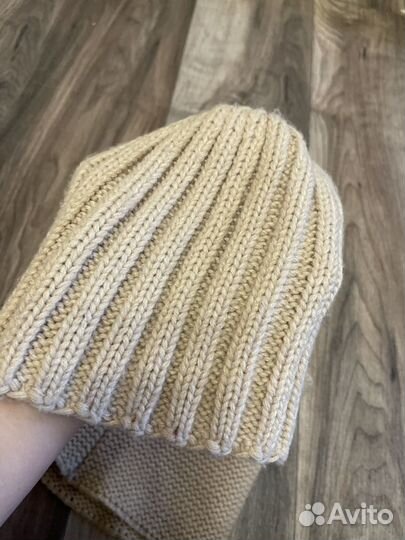 Шапка снуд шарф для девочки мальчика 48 50 осень