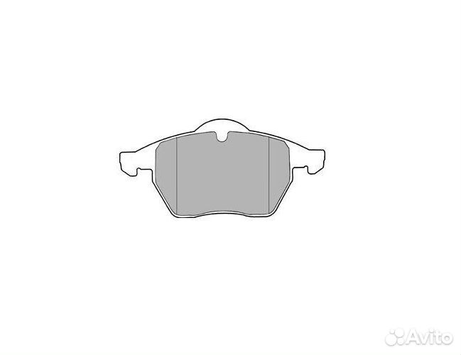 Колодки тормозные дисковые, комплект Delphi LP 14