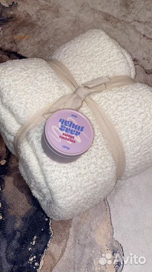 Плед ваниль