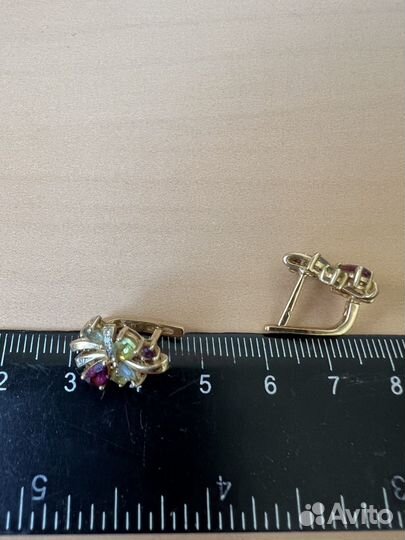 Золотые серьги 585 проба