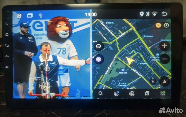 Магнитола 1Din с экраном 10 Андроид IPS/2/32G/WiFi