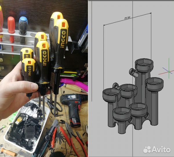3д моделирование, 3d печать, мелкий ремонт