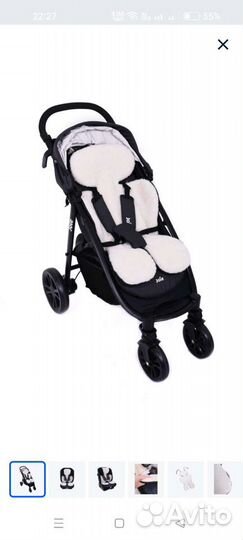 Букашечка. Из овечьей шерсти -матрасик в коляску