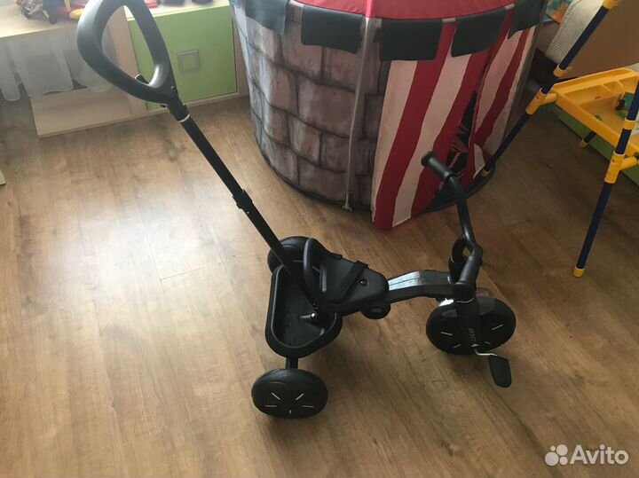 Детский велосипед с родительской ручкой