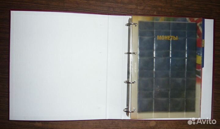 Папка для хранения монет и банкнот