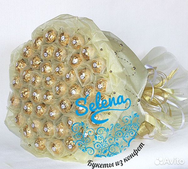 Букет из конфет Ферреро роше, Рафаэлло. Сладкий