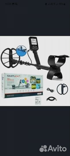 Металлоискатель nokta makro simplex plus бу