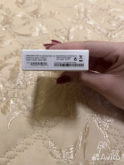 Кабель USB-C to Lightning Cable (1m)