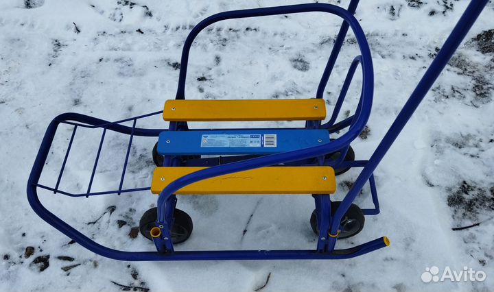 Санки на колесах