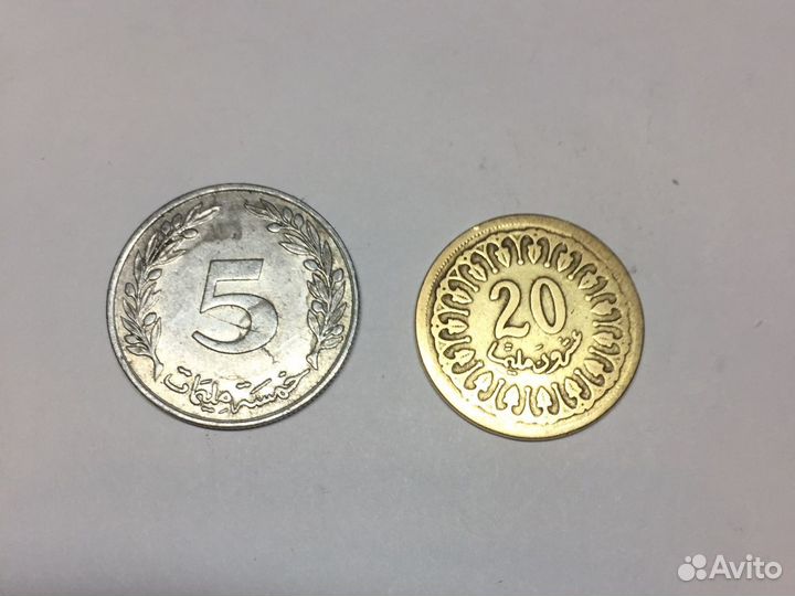 Монеты Турции, Туниса, Марокко, юар