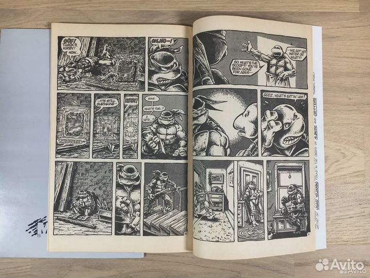 Комикс Черепашки Ниндзя с автографом автора (1986)