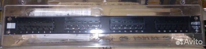 Патч-панель AMP 24 порта 5e